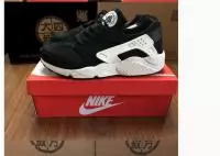 femmes nike air huarache basket mythique bronzine oreo noir blanc